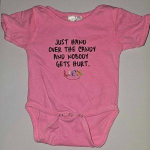 5/20 Lick Toddler Pink Cotton Onesie Bodysuit